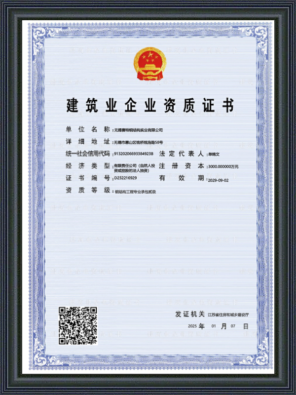 Certificat de calificare întreprindere de construcții